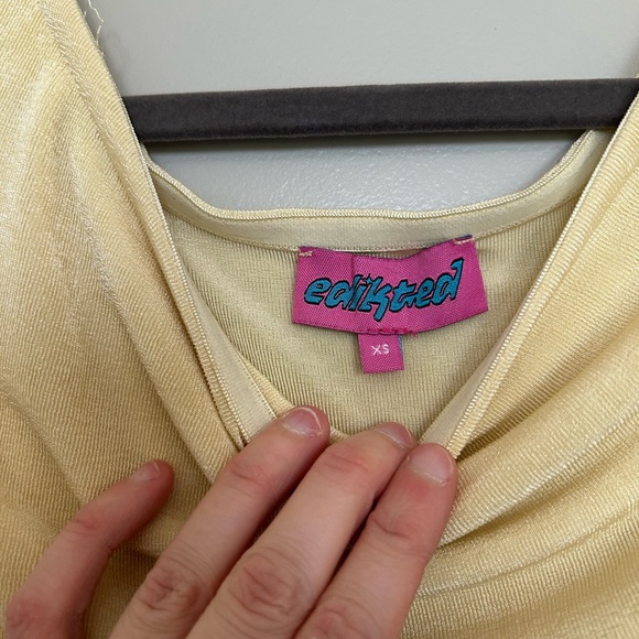 Edikted yellow Women's Top - Picture 3 of 4